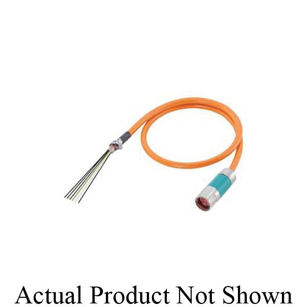 Siemens MOTION-CONNECT® 500 6FX50025CG101BF3 Pre-Assembled Power Cable, 600/1000 VAC, (4) 1.5 sq-mm, 15.3 m L