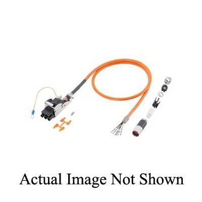 Siemens MOTION-CONNECT® 500 6FX50025CN011AB5 Pre-Assembled Basic Power Cable, 600/1000 VAC, (4) 1.5 sq-mm Bare Copper Conductor, 1.5 m L