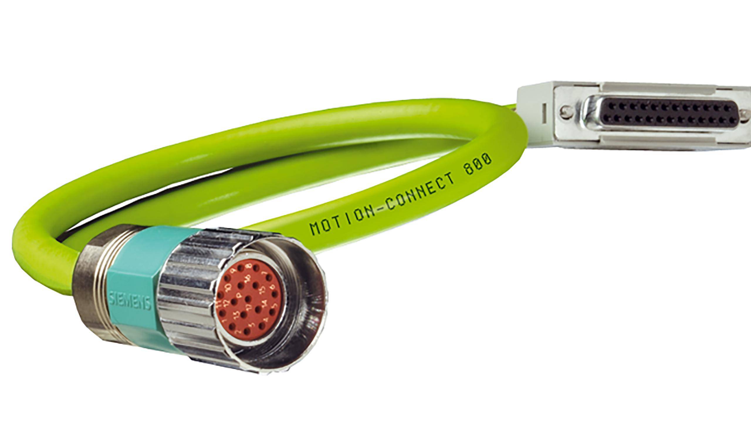Siemens 6FX50022CC061DA0 6FX Pre-Assembled Signal Cable, 500 V, (6) Conductors Bare Copper Conductor, 30 m L