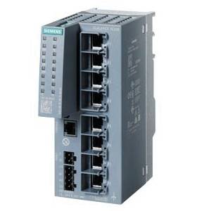 Siemens 6ag12080ba007ac2 XC208 Fully Managed IE Switch, (8) 10/100 Mbps RJ45, (1) Console Port, Telnet/HTTP/HTTPS/TFTP/GMRP/DCP/LLDP/Ethernet/IP/SNMP v1/SNMP v2/SNMP v3/IGMP (Snooping/Querier) Protocol