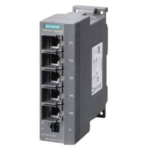 Siemens SCALANCE 6GK50050BA101CA3 Compact Unmanaged Ethernet Switch, (5) RJ45 Port, PRP Protocol