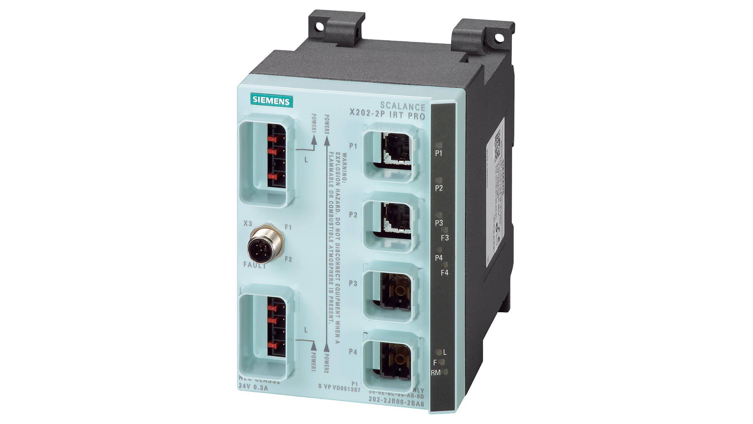 Siemens 6GK52022JR002BA6, Push-pull SCRJ port, Telnet/HTTP/HTTPS/TFTP/FTP/SNMP v1/SNMP v2/SNMP v3/DCP/LLDP protocol