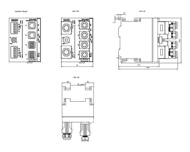 Siemens 6GK52022JR002BA6, Push-pull SCRJ port, Telnet/HTTP/HTTPS/TFTP/FTP/SNMP v1/SNMP v2/SNMP v3/DCP/LLDP protocol