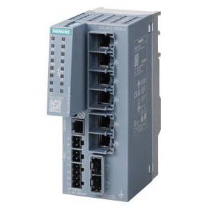 Siemens SCALANCE 6GK56362GS002AC2 Compact Cyber Security Appliance, 145 mm H x 60 mm W x 125 mm D, 2/4-Pole Terminal Block Connectivity, 6 Ports