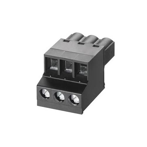 Siemens 6GK59801CB000BA5 3-Pole Screw Terminal Block, For Use w/ 24 VAC/VDC SCALANCE XB-000 Compact Switch Module, 5.08 mm Spacing