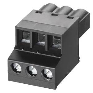 Siemens 6GK59801CB000DA5 3-Pole Terminal Block, For Use w/ S7-1200 Communications Processors & CSM 1277 Compact Switch Module