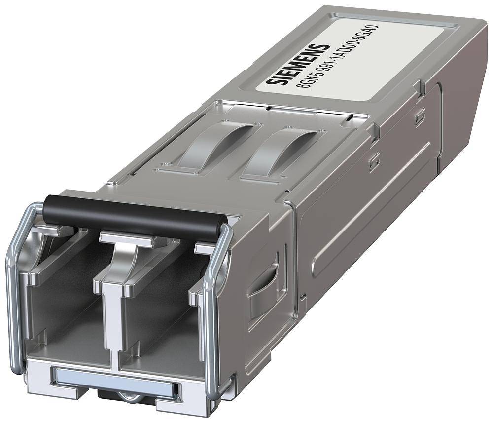 Siemens 6GK59911AD008GA0 SFP991-1A Plug-In Transceiver, 1 x 100 Mbps Data Transfer, 5 km