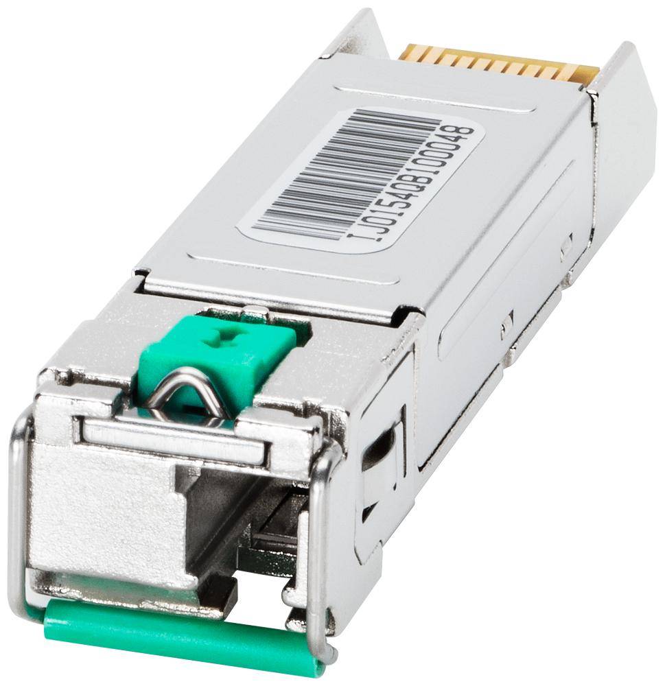 Siemens 6GK59921AL008RA0 SFP992-1BXMR Plug-In Transceiver, 1 x 1000 Mbps Data Transfer, 500 m