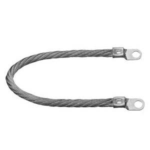 Siemens 7MH3701-1AA1 Highly Flexible Grounding Cable, For Use With SIWAREX® WL200 and WL230 RN-S SA Load Cells, 15-3/4 in L Center to Center, 0.42 in Dia x 0.08 mm THK Bolt Hole