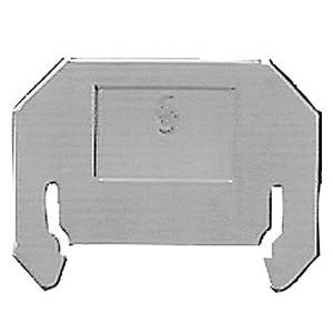Siemens 8WA1822-7TH00 Barrier Intermediate Plate, For Use With 2.5 sq-mm INSTA Terminal, 6 sq-mm transformer Terminal, ALPHA FIX Terminal Block, Composite