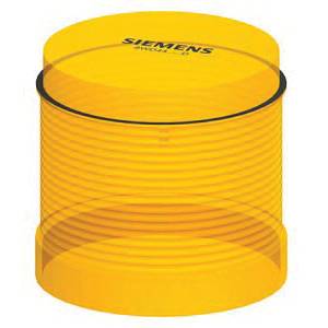 Siemens 8WD4450-0CD Flashlight Element, 230 VAC, Xenon Gas Lamp, 70 mm Dia, Bayonet Mount, Amber