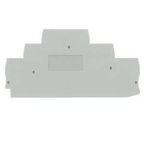 Siemens Sentron™ 8WH9000-1GD00 Cover, For Use With ALPHA FIX 8WH2 3-Tier 2.5 sq-mm Spring Loaded Terminal Blocks, DIN Rail Mount, Gray