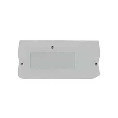 Siemens 8WH9000-3SC00 Terminal Cover, For Use With 8WH6 2.5 sq-mm Isolating Blade Plug-In Terminal, ALPHA FIX Terminal Block, 35 mm Standard DIN Rail Mount, 1-Terminal, 2-Clamping Point, Connection Plate, Gray