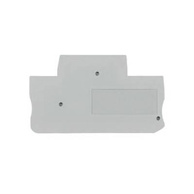 Siemens 8WH9000-4SE00 Terminal Cover, For Use With 8WH6 iPo 1.5 to 2.5 sq-mm 2-Tier Plug-In Terminal, ALPHA FIX Terminal Block, 35 mm Standard DIN Rail Mount, 2-Terminal, Connection Plate, Gray