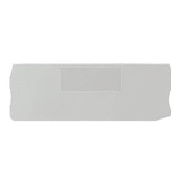 Siemens Sentron™ ALPHA 8WH9003-2SA00 Cover, For Use With ALPHA FIX 8WH6 3-Clamping Points 4 sq-mm iPo Plug-In Through Type Terminal Blocks, DIN Rail Mount, Gray