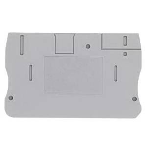 Siemens 8WH9004-3SA00 Cover, For Use With ALPHA FIX 8WH6 2-Clamping Points 6 sq-mm iPo Plug-In Through Type Terminal Blocks, -25 to 55 deg C Ambient, Thermoplastic, Gray
