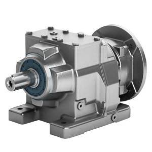 Siemens SIMOGEAR A6X30145478 2-Stage Solo Helical Gear Unit With K5 Short Adapter, Shaft Input, Solid Shaft Output, 43.68 Gear, 41.209 rpm Maximum Output, 200 N-m Torque Rating