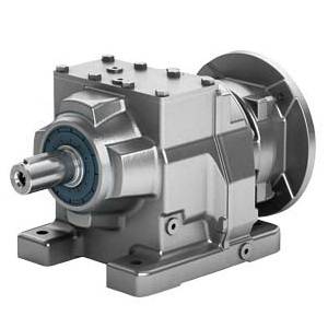 Siemens SIMOGEAR A6X30146585 2-Stage Solo Helical Gear Unit With K5 Short Adapter, Shaft Input, Solid Shaft Output, 17.77 Gear, 101.294 rpm Maximum Output, 200 N-m Torque Rating