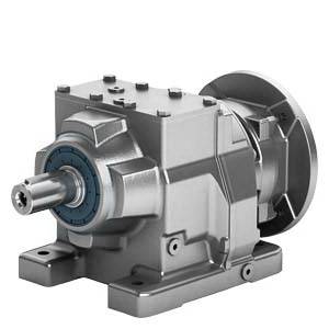 Siemens SIMOGEAR A6X30151015 2-Stage Solo Helical Gear Unit With K5 Short Adapter, Shaft Input, Solid Shaft Output, 55.95 Gear, 32.172 rpm Maximum Output, 200 N-m Torque Rating