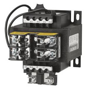 Siemens KT6150 Control Power Transformer Kit, 600 VAC Primary, 24 VAC Secondary, 150 VA Power Rating, 50/60 Hz, 1 Phase