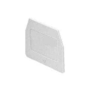 1.77" x 1.61" x 0.06", Sprecher + Schuh V7-EB10 Feed-Through Terminal Block End Barrier