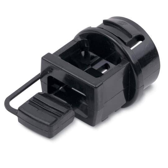 Steel City® 3300-10 Straight Cable Connector, 1/2 in Trade, 0.125 to 0.3 in Cable Openings, Thermoplastic