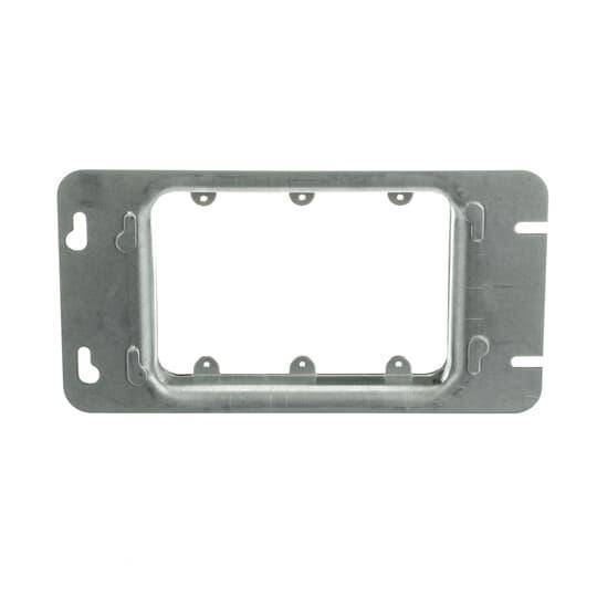 Steel City® 3-GC Outlet Box Cover, 8-13/16 in L x 4-11/16 in W, Steel