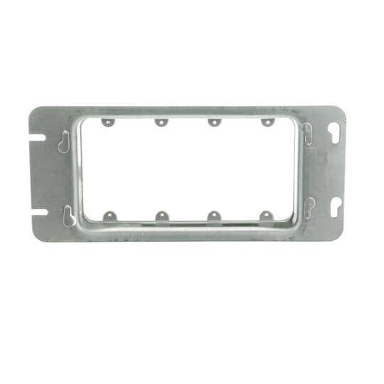 Steel City® 4-GC Outlet Box Cover, 10-5/8 in L x 4-11/16 in W, Steel