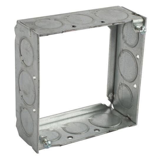 Steel City® 4-SW-EXT-SPL 1-Outlet Welded Style Extension Ring, 4 in L x 4 in W x 1-1/2 in D, Steel