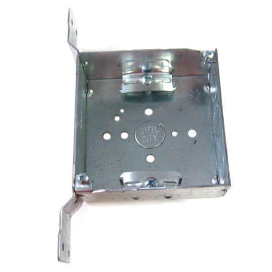 eFab™ 52151CVNP Outlet Box, Steel, 21 cu-in Capacity, (1) Outlets, (4) Knockouts, 4 in H x 4 in W x 1-1/2 in D