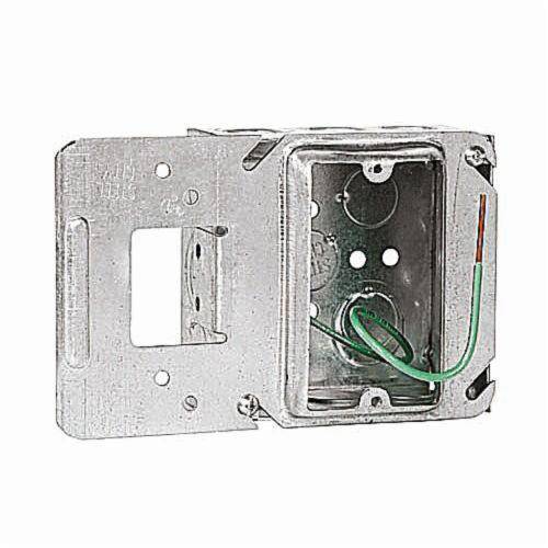 eFab™ 52171-CM1458 Electrical Box, Steel, 30.3 cu-in Capacity, (23) Knockouts, 4 in H x 4 in W x 2-1/8 in D