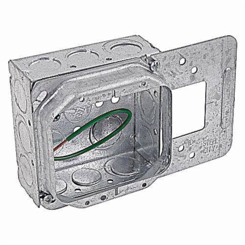eFab™ 52171-CMD1858 Electrical Box, Steel, 30.3 cu-in Capacity, (23) Knockouts, 4 in H x 4 in W x 2-1/8 in D