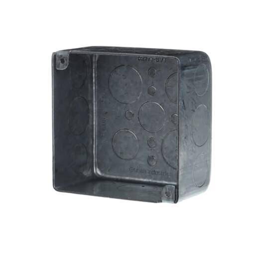 Steel City® 52171-SVT Vaportight Outlet Box, Steel, 30.3 cu-in Capacity, (1) Outlets, 4 in H x 4 in W x 2-1/8 in D