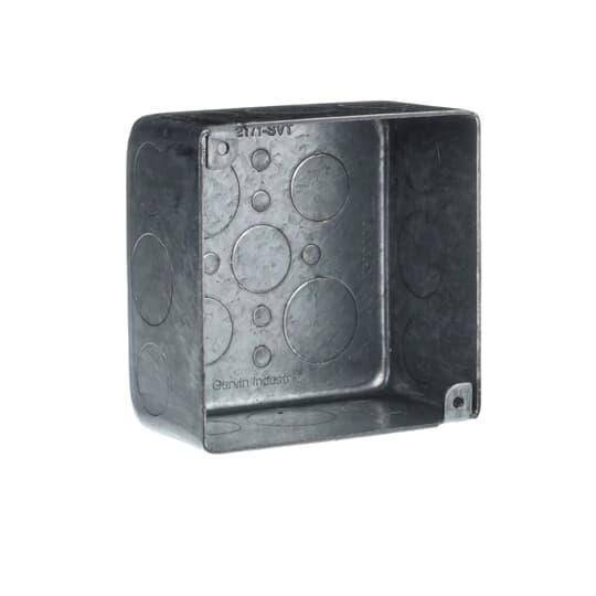 Steel City® 52171-SVT Vaportight Outlet Box, Steel, 30.3 cu-in Capacity, (1) Outlets, 4 in H x 4 in W x 2-1/8 in D