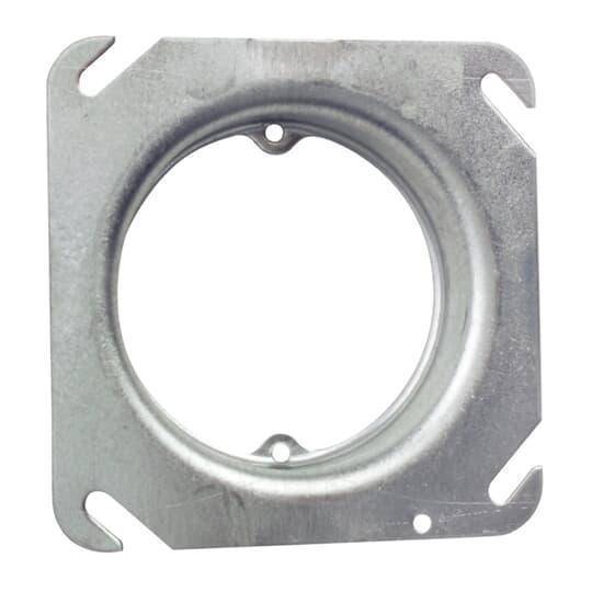 Steel City® 52-C-3-3/4 Outlet Box Cover, 4 in L x 4 in W, Blank Cover, Steel