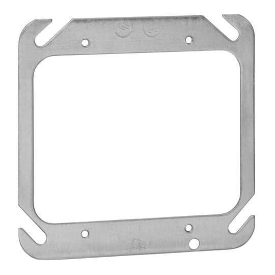 Steel City® 52-C-00 Outlet Device Cover, 4 in L x 4 in W, Flat Cover, Steel