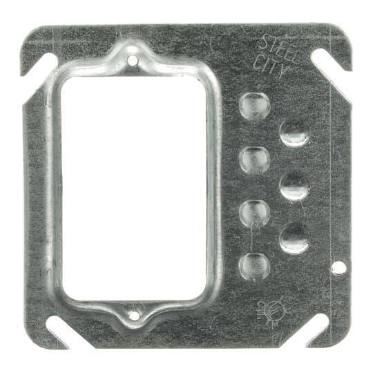 Steel City® 52-C-10 Device Cover, 4 in L x 4 in W, Steel