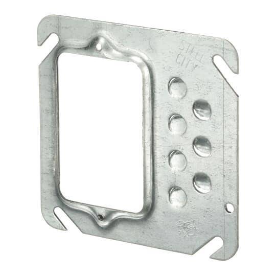 Steel City® 52-C-10 Device Cover, 4 in L x 4 in W, Steel
