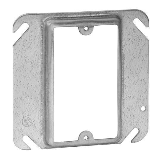 Steel City® 52-C-13 Device Cover, 4 in L x 4 in W, Steel