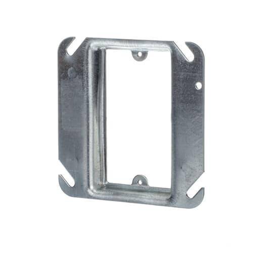 Steel City® 52-C-14-5/8 Outlet Box Cover, 4 in L x 4 in W, Steel