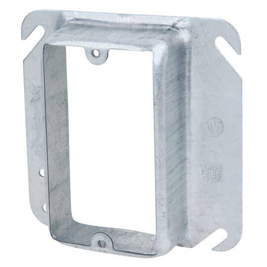 Steel City® 52-C-16 Outlet Box Cover, 4 in L x 4 in W, Steel