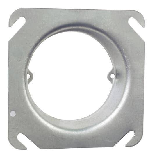 Steel City® 52-C-3-1 Outlet Box Cover, 4 in L x 4 in W, Blank Cover, Steel