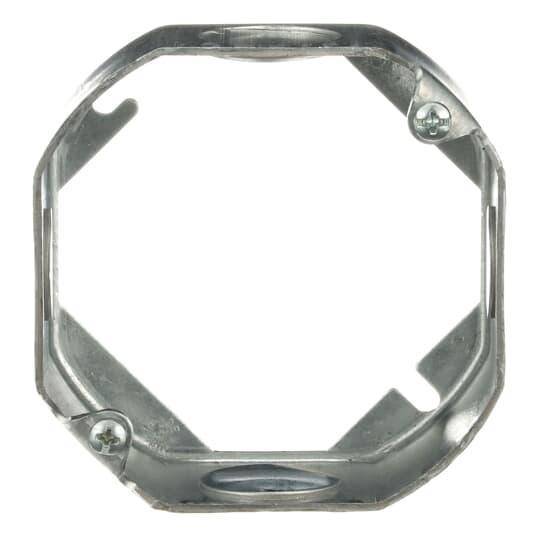 Steel City® 55151-1/2-3/4 1-Outlet Drawn Style Extension Ring, 4 in L x 4 in W x 1-1/2 in D, Steel