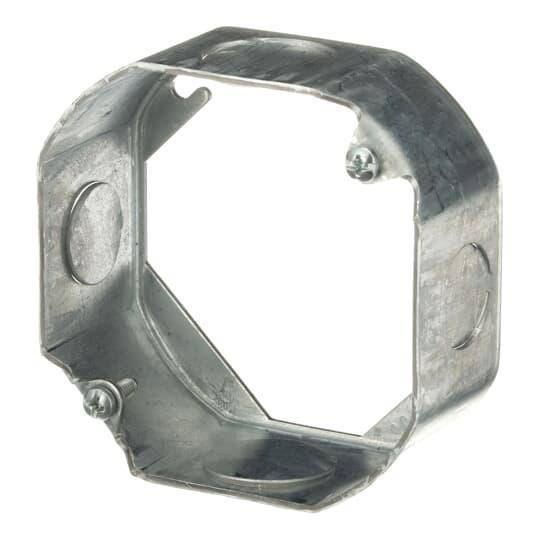 Steel City® 55151-1/2-3/4 1-Outlet Drawn Style Extension Ring, 4 in L x 4 in W x 1-1/2 in D, Steel