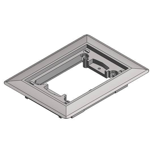 Steel City® 641-P-CACA Flush Service Carpet Activation Kit, For Use With 640 P/740 Series Floor Box, 1-Gang, Aluminum