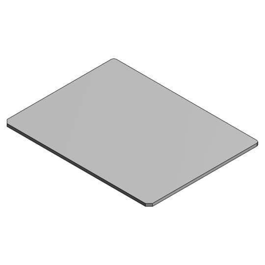 Steel City® 642P-PARTITION Flush Service Floor Box Partition, For Use With 642P Series Floor Box