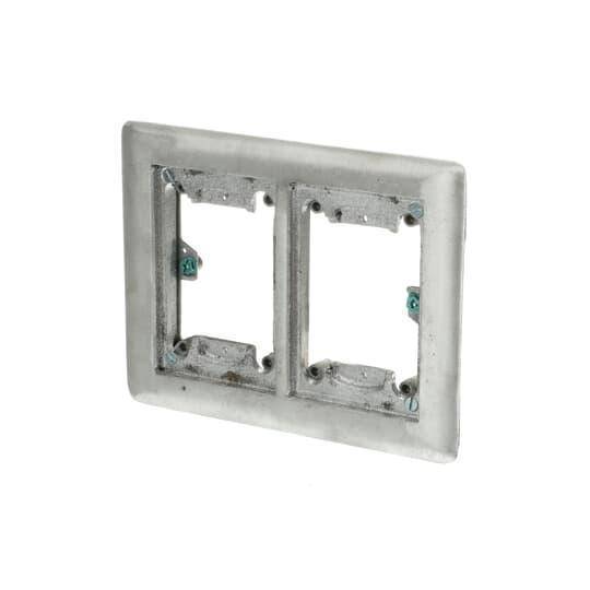 Steel City® 642-P-CACA Flush Service Carpet Activation Kit, For Use With 640 P/740 Series Floor Box, 2-Gang, Aluminum
