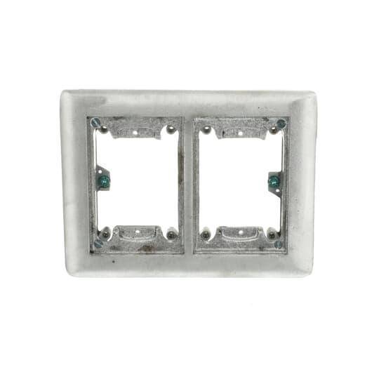 Steel City® 642-P-CACA Flush Service Carpet Activation Kit, For Use With 640 P/740 Series Floor Box, 2-Gang, Aluminum