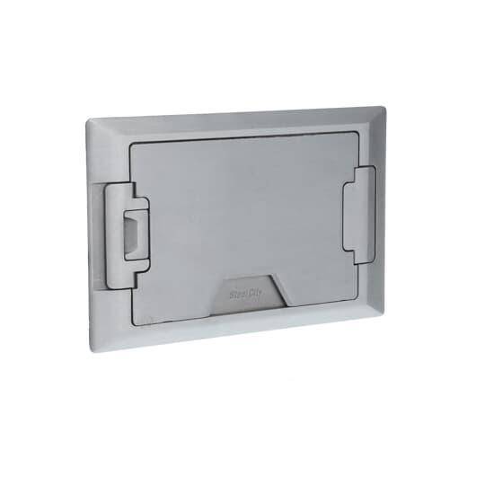 Steel City® 664-CST-M-ALM Concealed Service Top, 8-3/8 in L x 5-1/2 in W x 0.845 in D, Aluminum