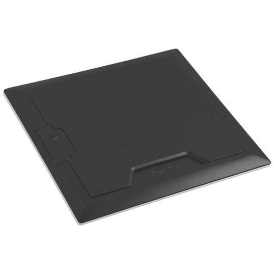 Steel City® 665-CST-M-BLK Concealed Service Top, 9.32 in L x 9.336 in W x 0.813 in D, Aluminum